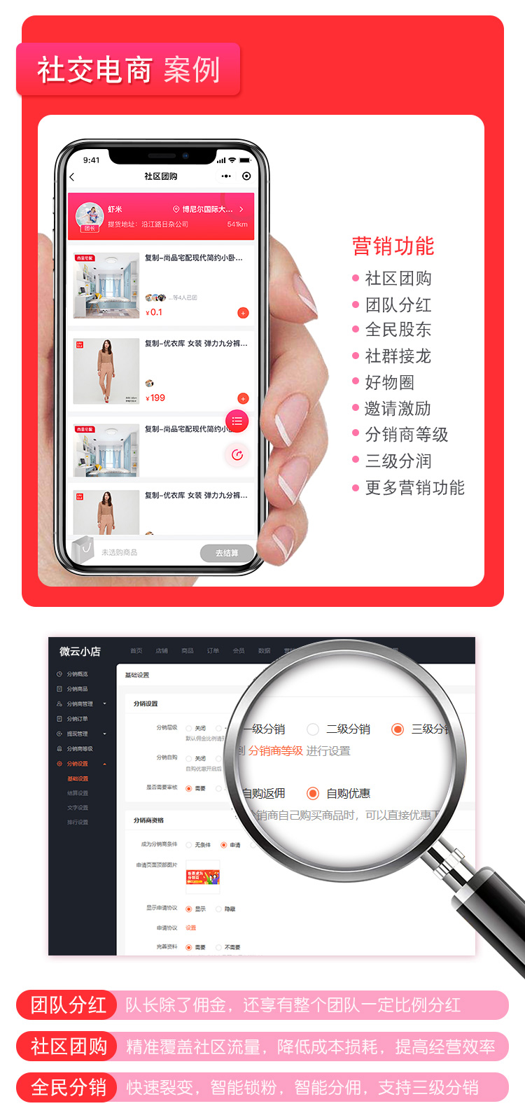微云三級分銷小程序商城系統(tǒng)開發(fā)(圖9)